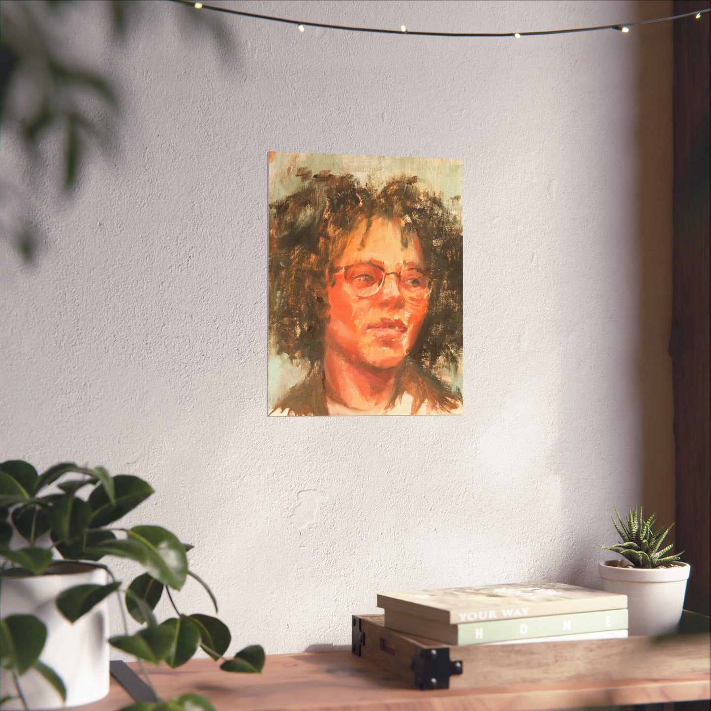 "Jenna" - Oil Portriait Print (Day 236)