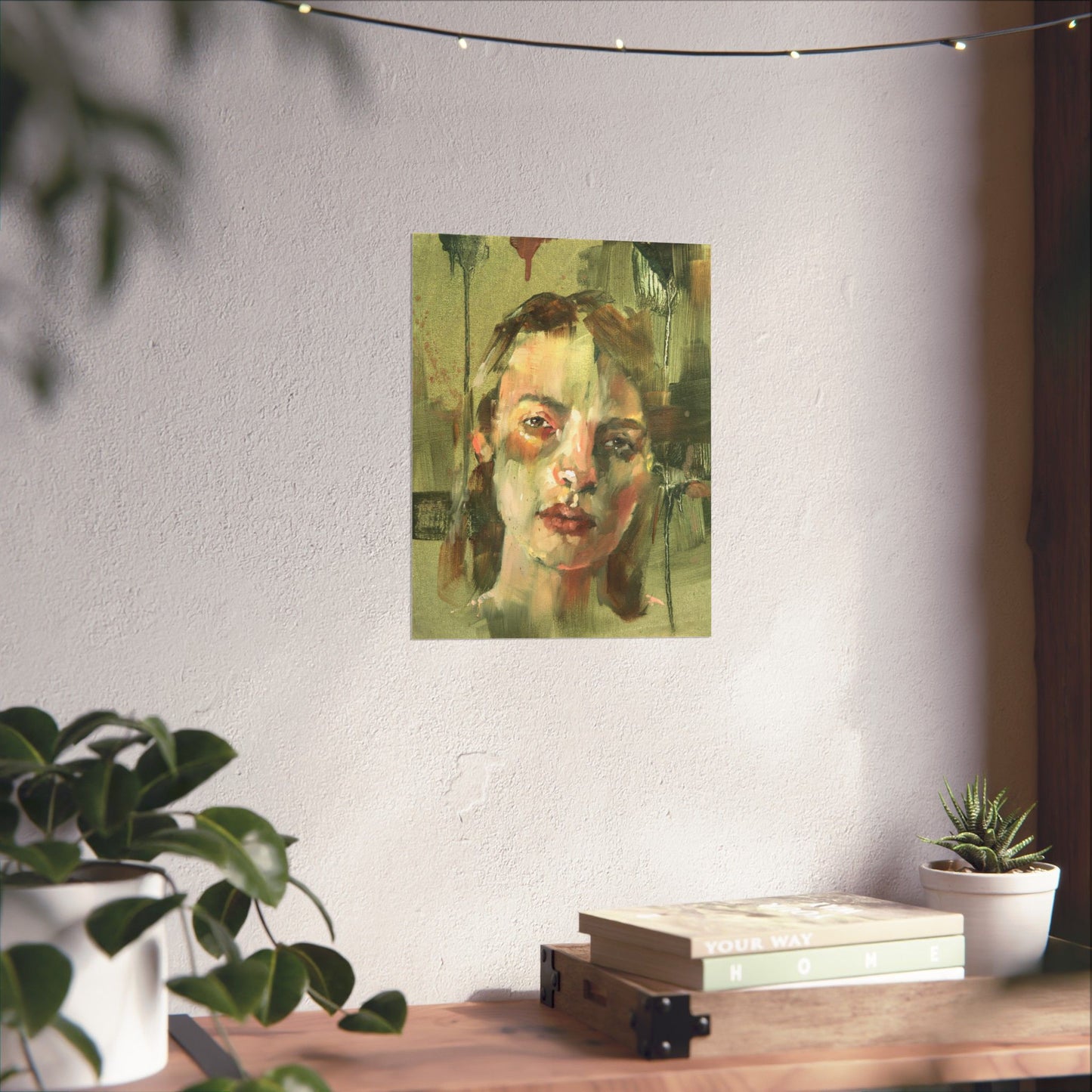 "Odine" - Oil Portriait Print (Day 42)