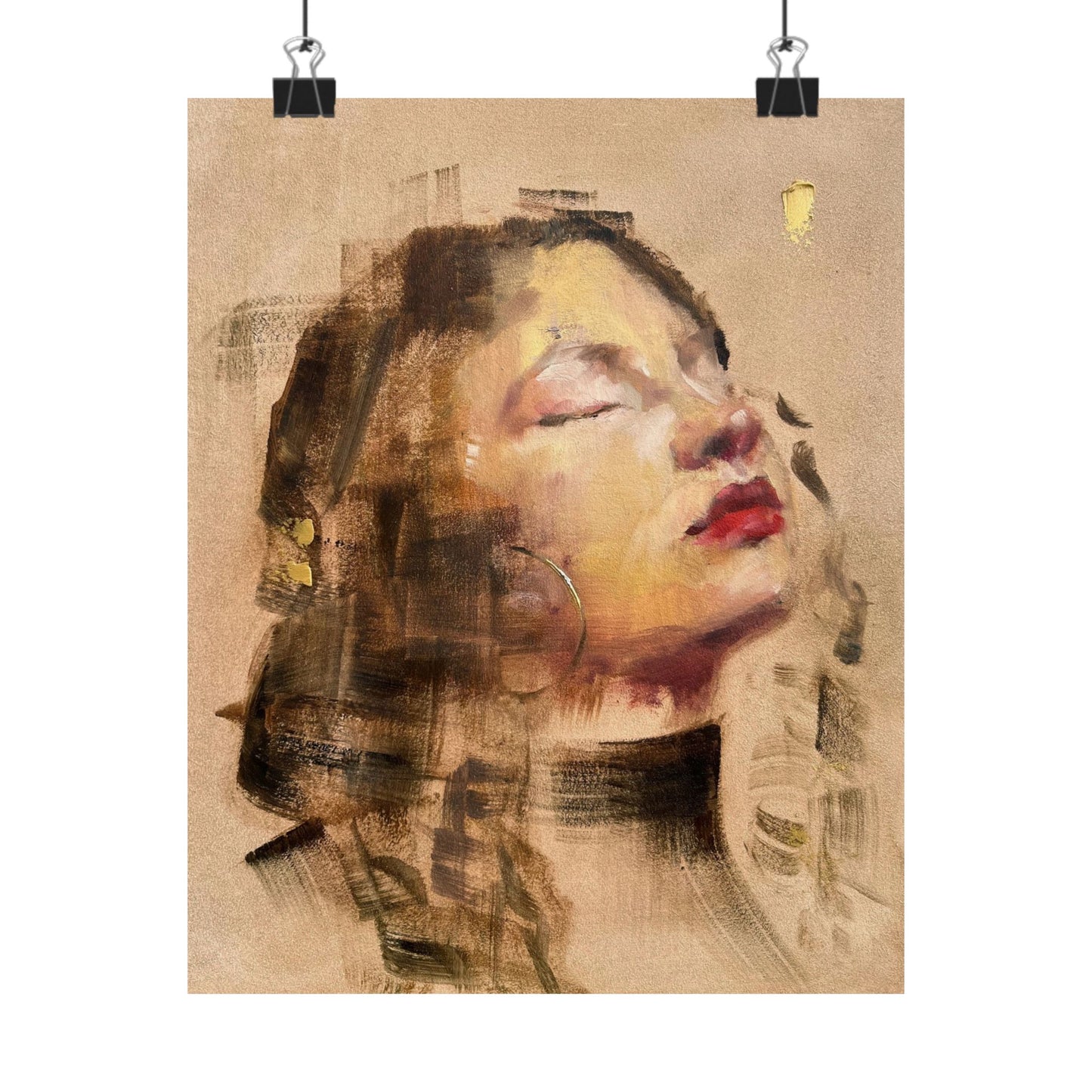 "Natalie" - Oil Portriait Print (Day 24)