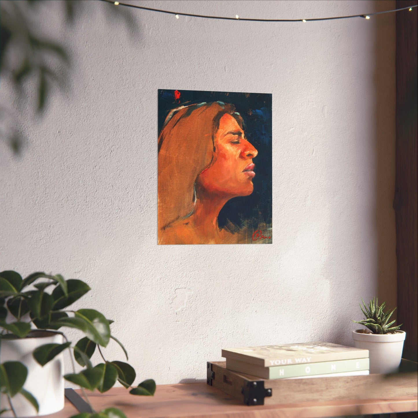 "Jessie" - Oil Portriait Print (Day 73)