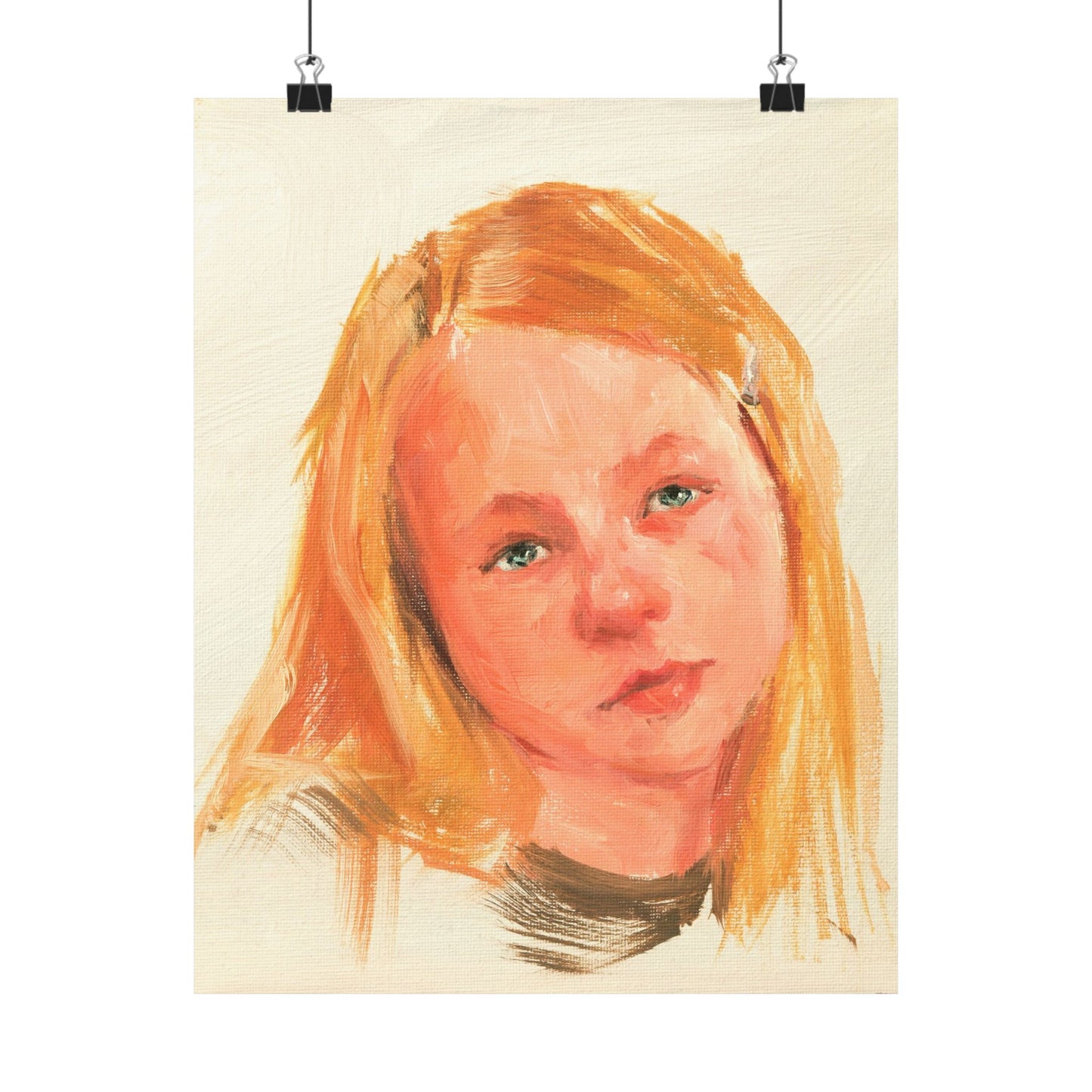 "Kiara" - Oil Portriait Print (Day 254)