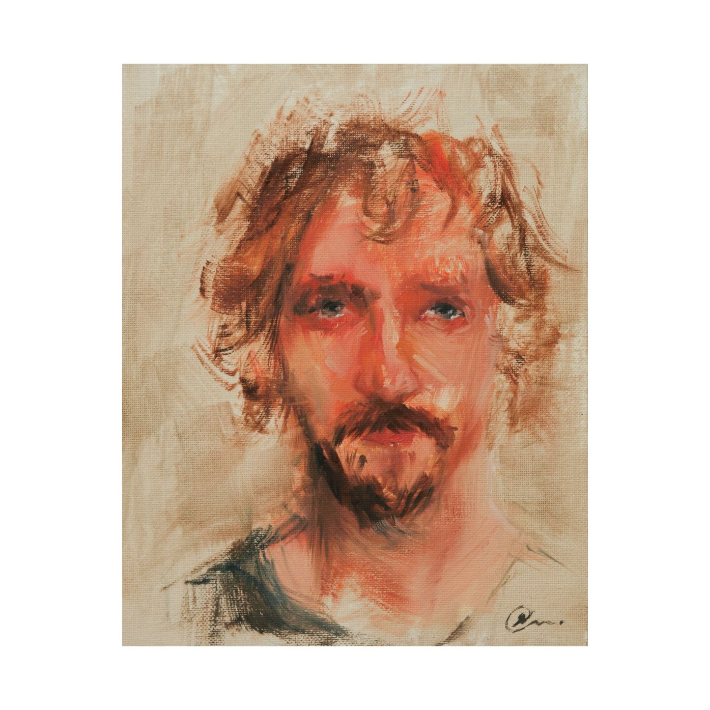 "Scott" - Oil Portriait Print (Day 164)