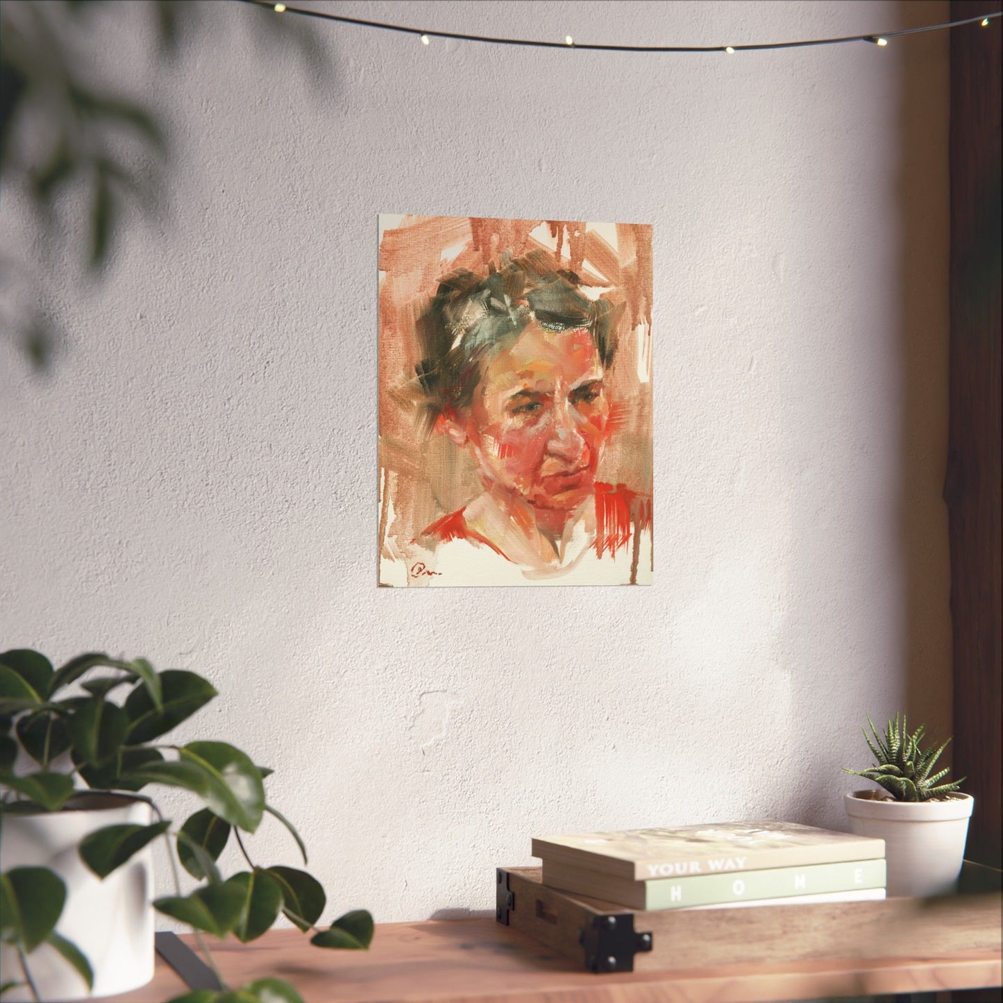 "Eva" - Oil Portriait Print (Day 120)