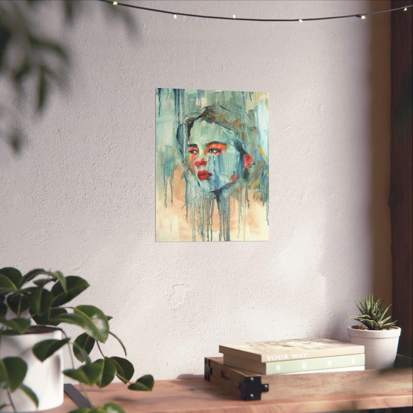 "Patience" - Oil Portriait Print (Day 40)
