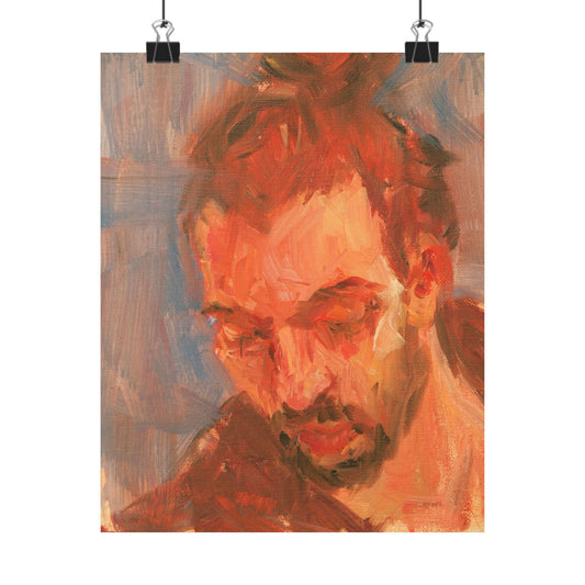 "Julio" - Oil Portriait Print (Day 259)