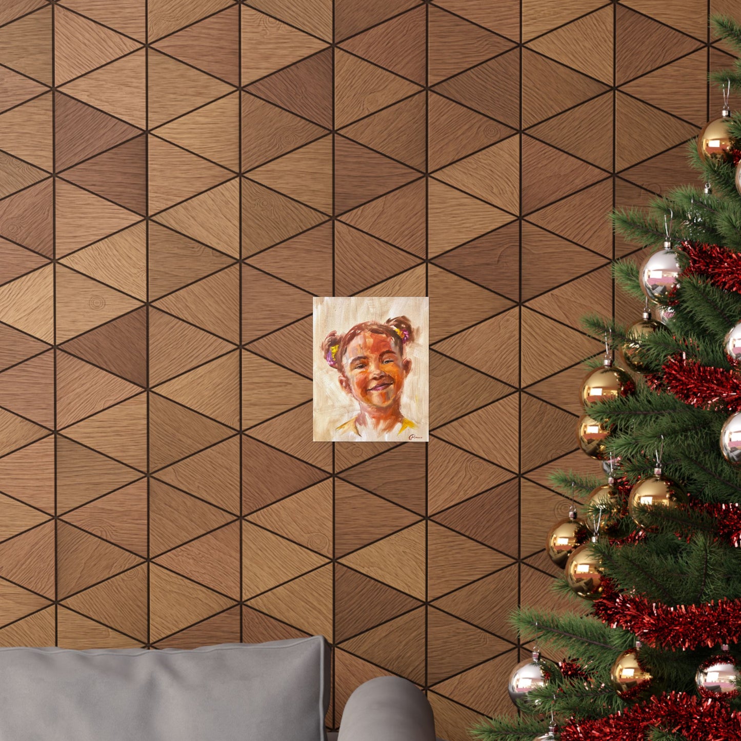 "Ayla" - Oil Portriait Print (Day 117)