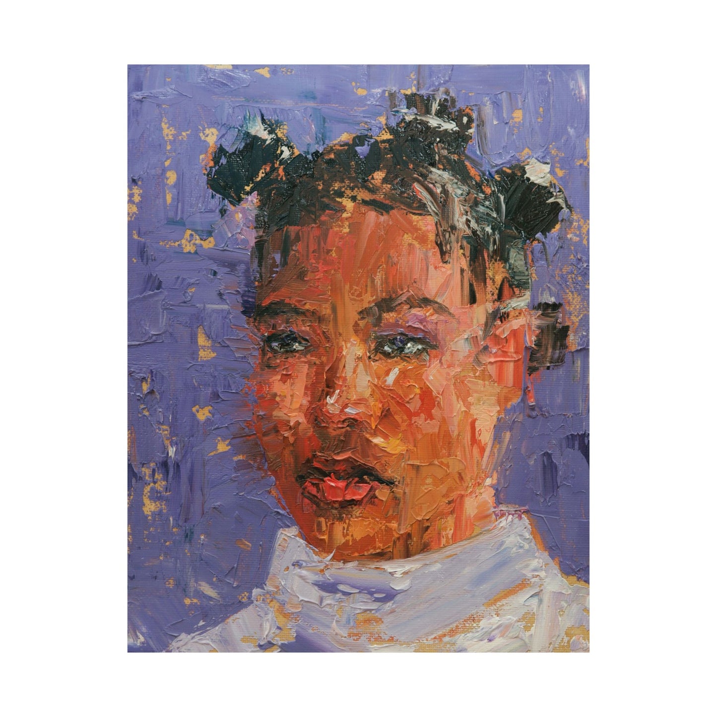 "Zoe" - Oil Portriait Print (Day 1780)