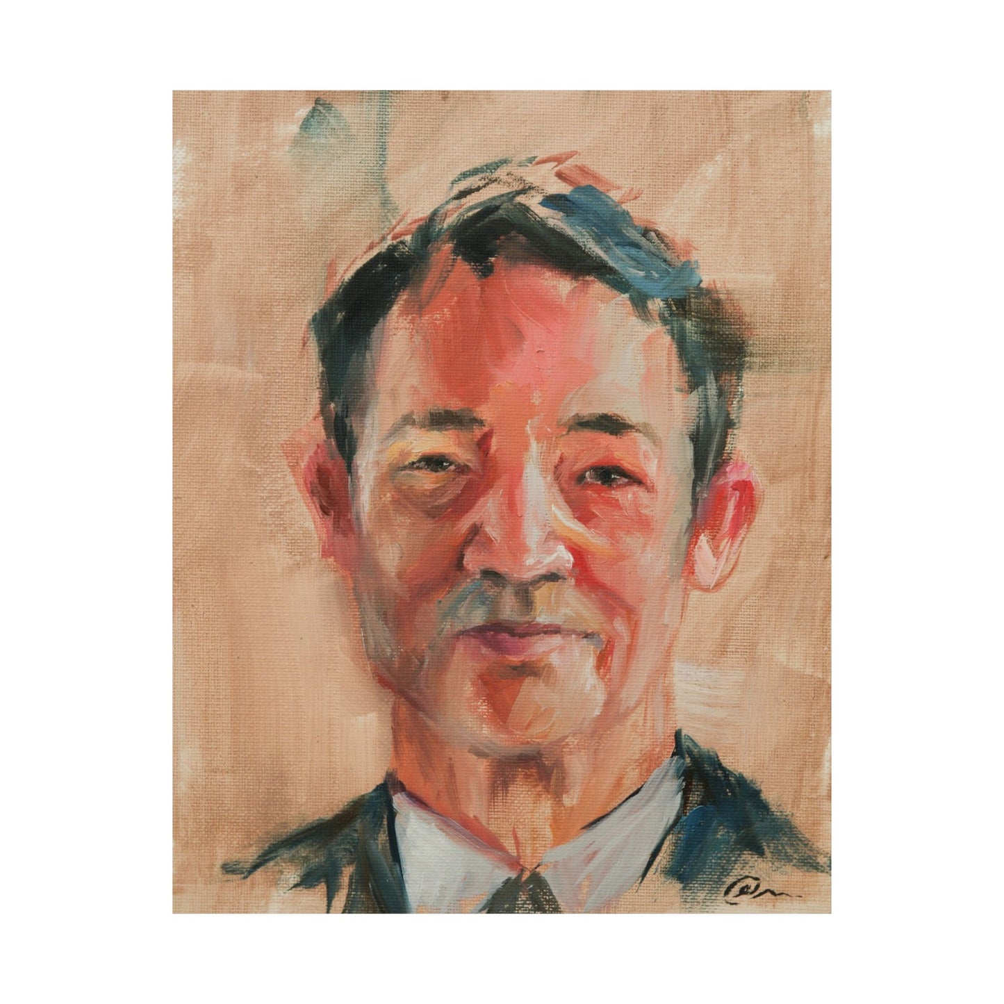 "Shaun" - Oil Portriait Print (Day 153)