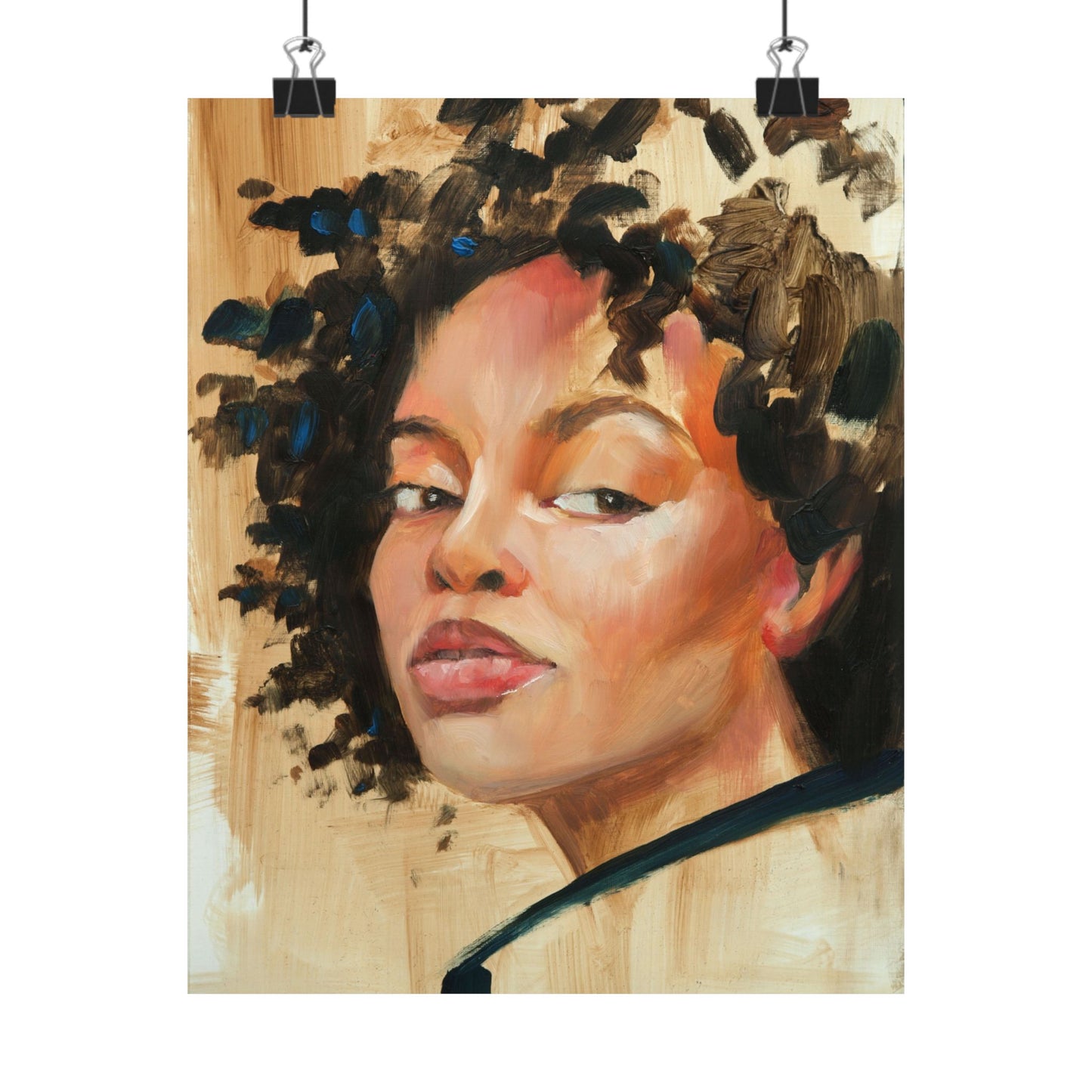 "Faith" - Oil Portriait Print (Day 6)