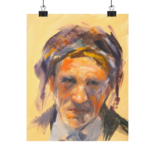 "Youssef" - Oil Portriait Print (Day 233)