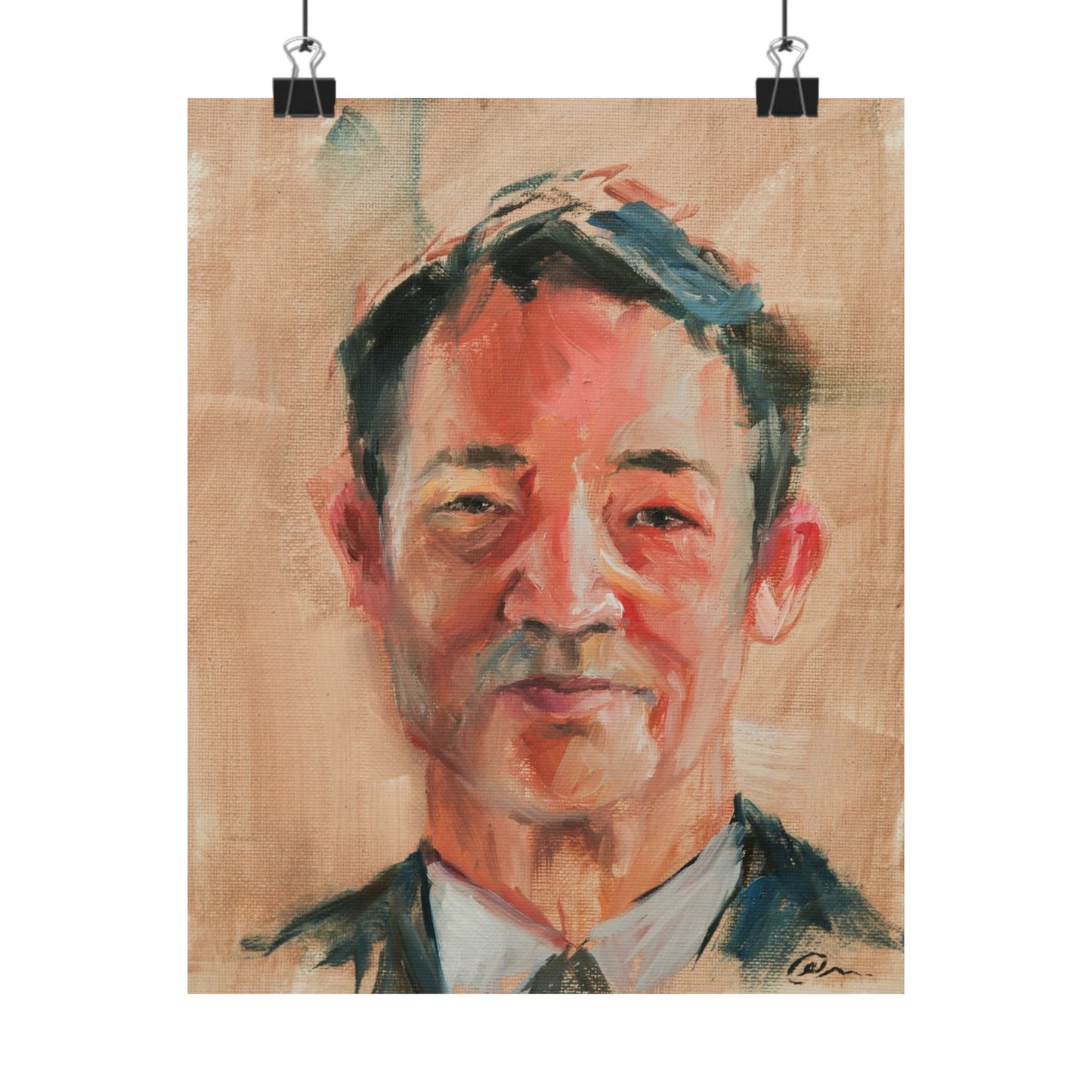 "Shaun" - Oil Portriait Print (Day 153)