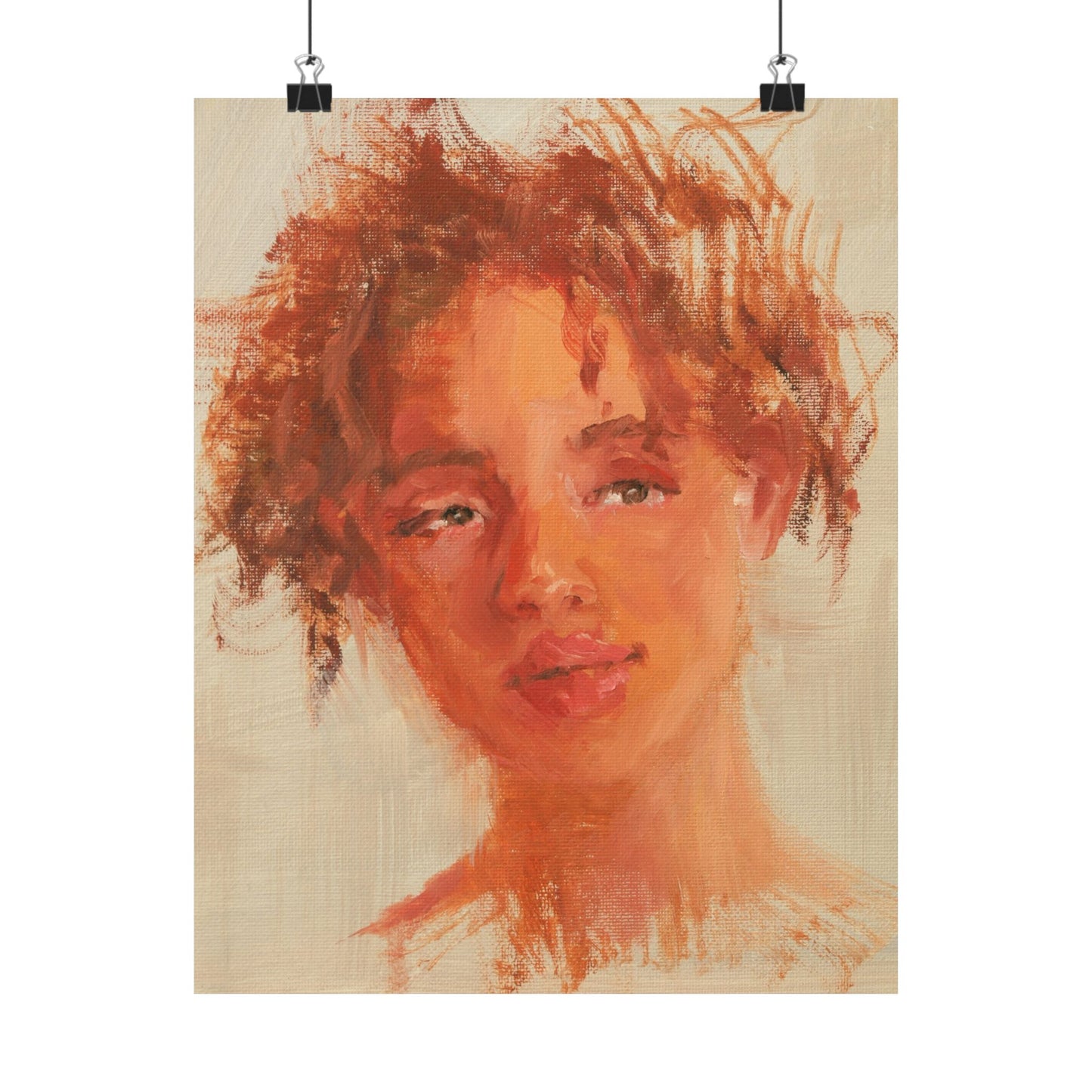 "Ada" - Oil Portriait Print (Day 257)