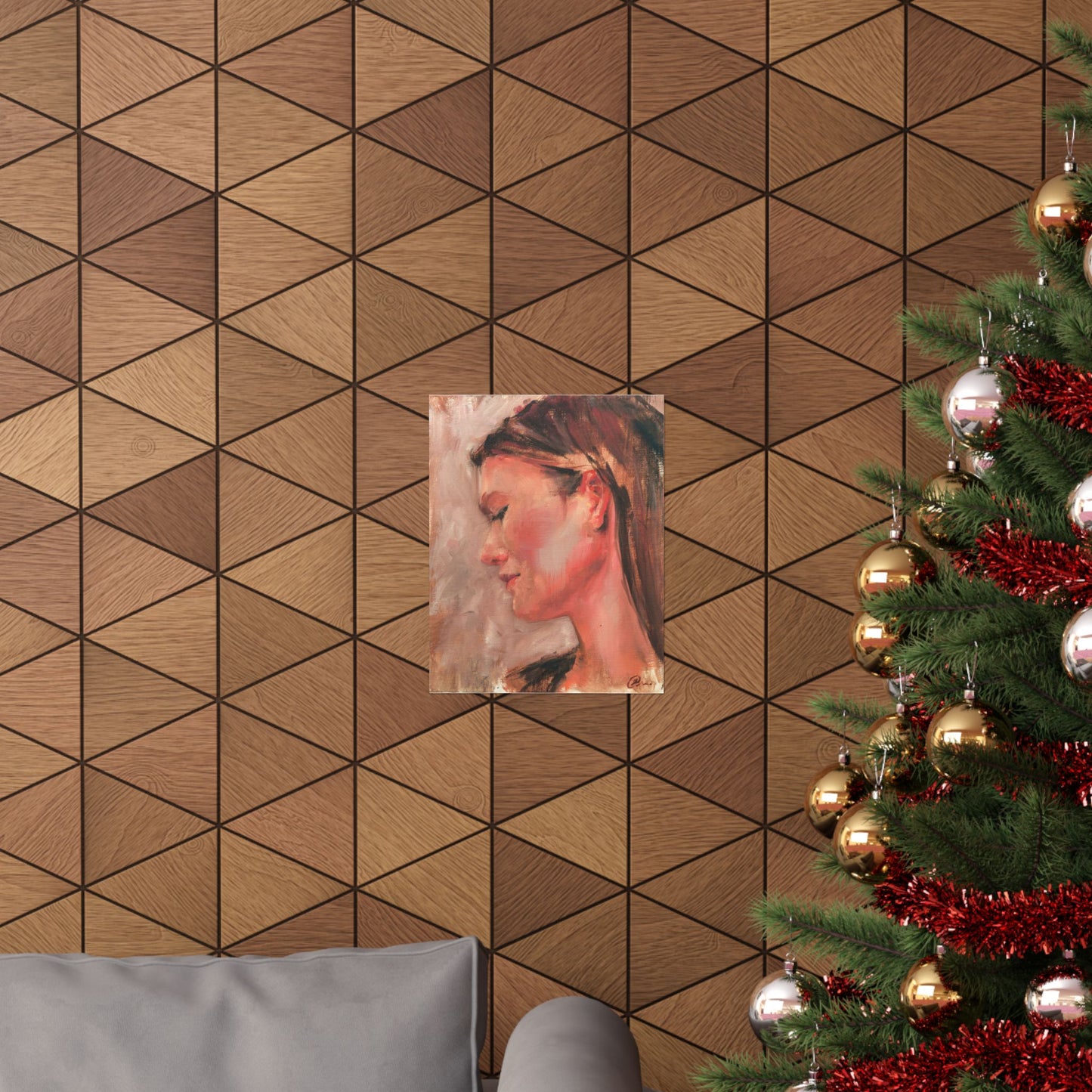 "Beline" - Oil Portriait Print (Day 91)