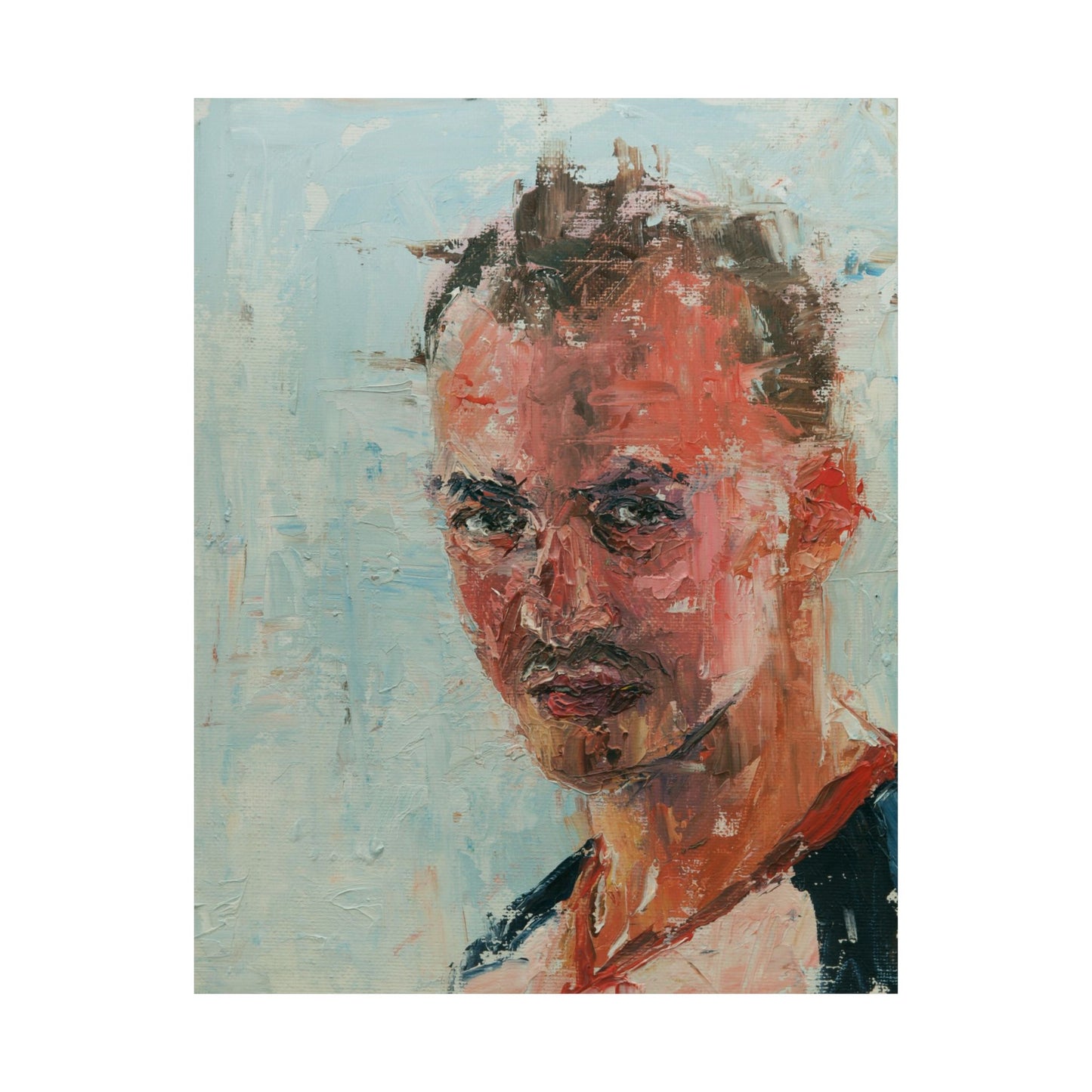 "Oleg" - Oil Portriait Print (Day 189)