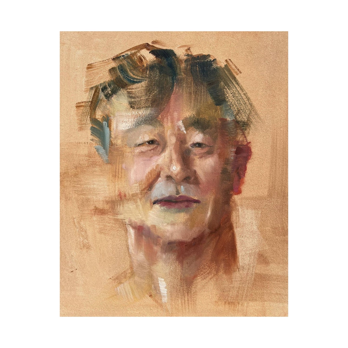 "Shun" - Oil Portriait Print (Day 23)