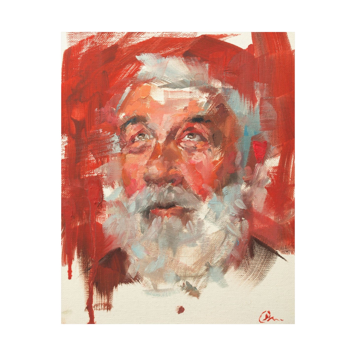 "Basil" - Oil Portriait Print (Day 96)