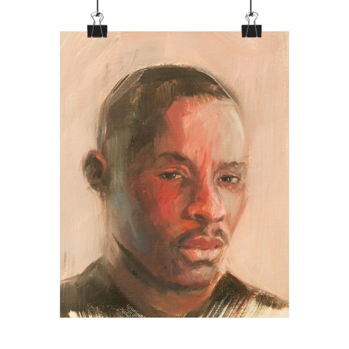 "Derek" - Oil Portriait Print (Day 247)