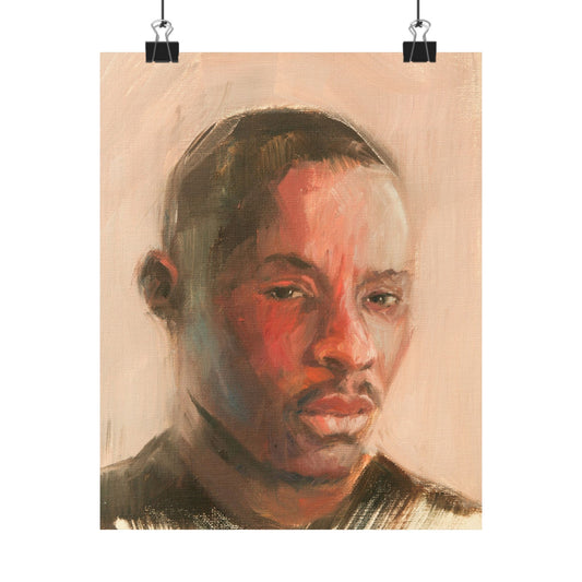 "Derek" - Oil Portriait Print (Day 247)