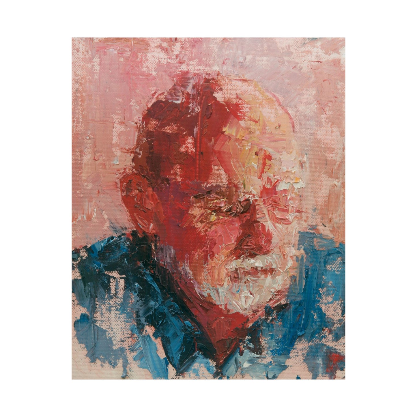 "Cesar" - Oil Portriait Print (Day 182)