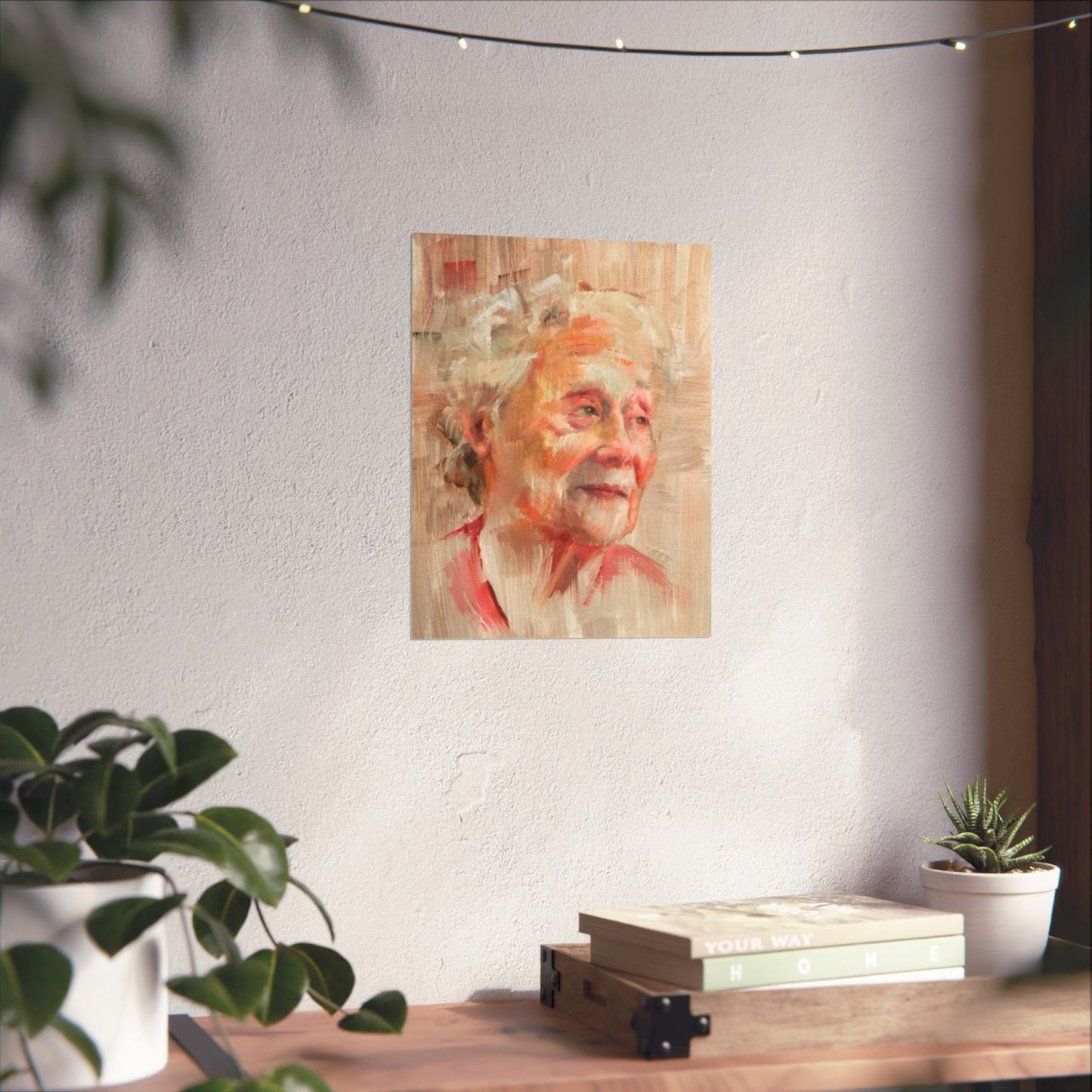 "Lucinda" - Oil Portriait Print (Day 57)