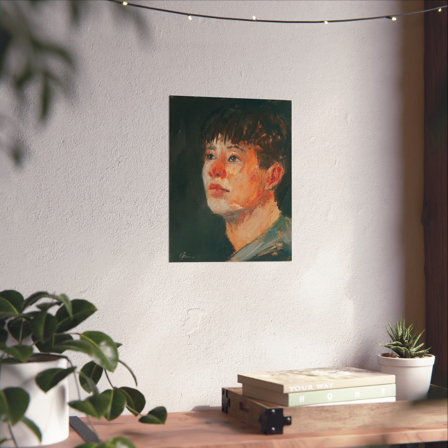 "Saul" - Oil Portriait Print (Day 204)