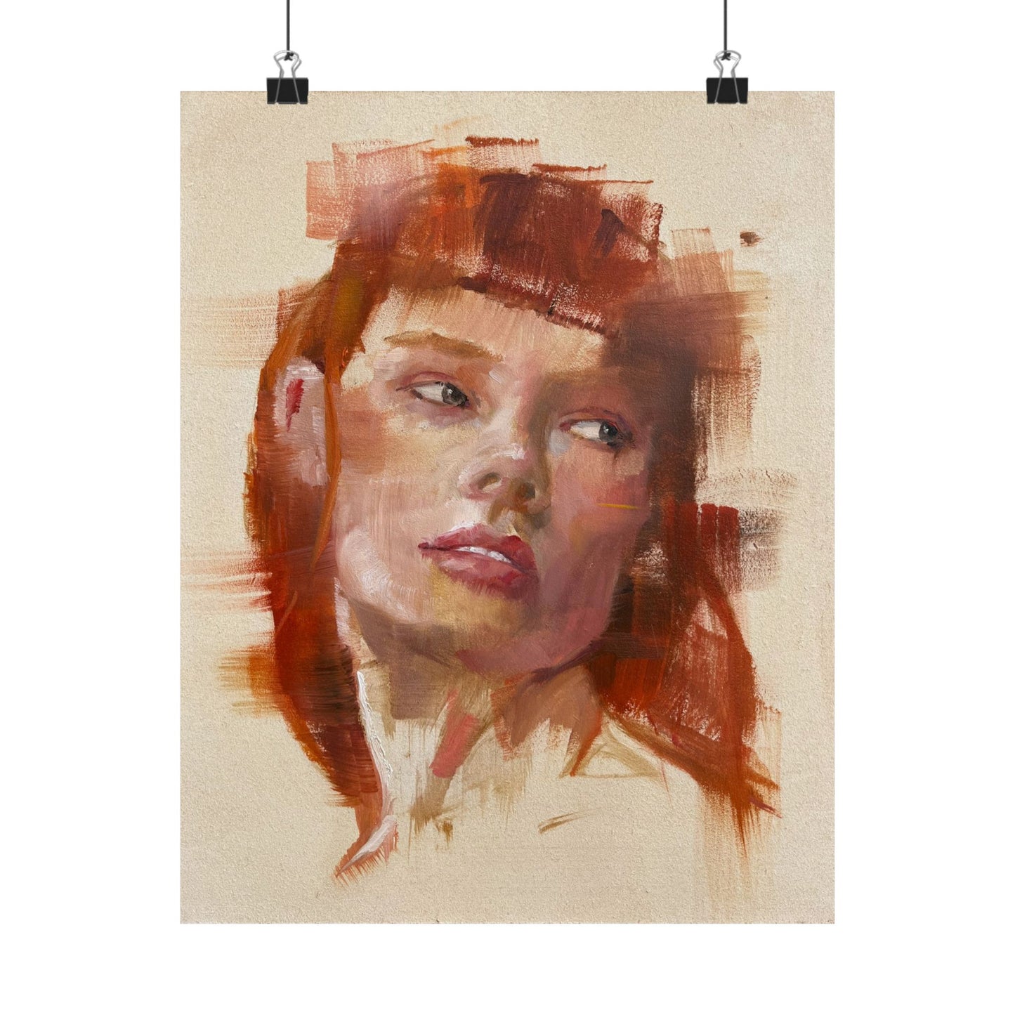 "Daphne" - Oil Portriait Print (Day 21)