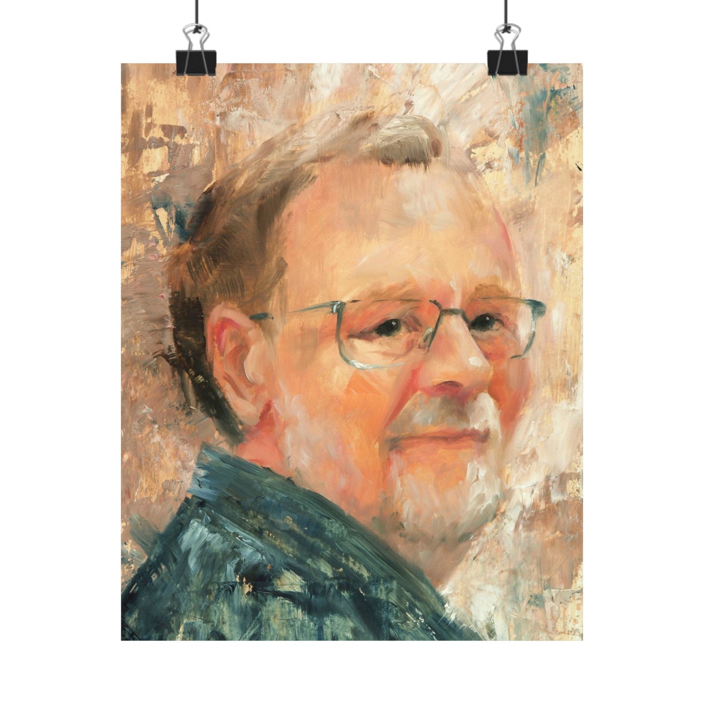 "Claudius" - Oil Portriait Print (Day 15)