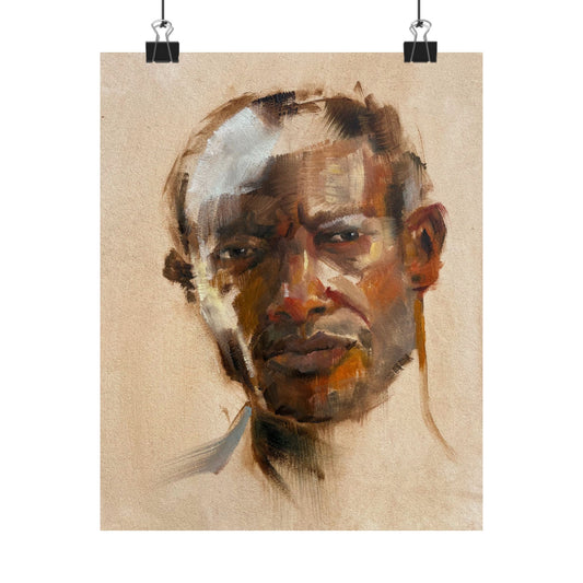 "Wilfred" - Oil Portriait Print (Day 25)