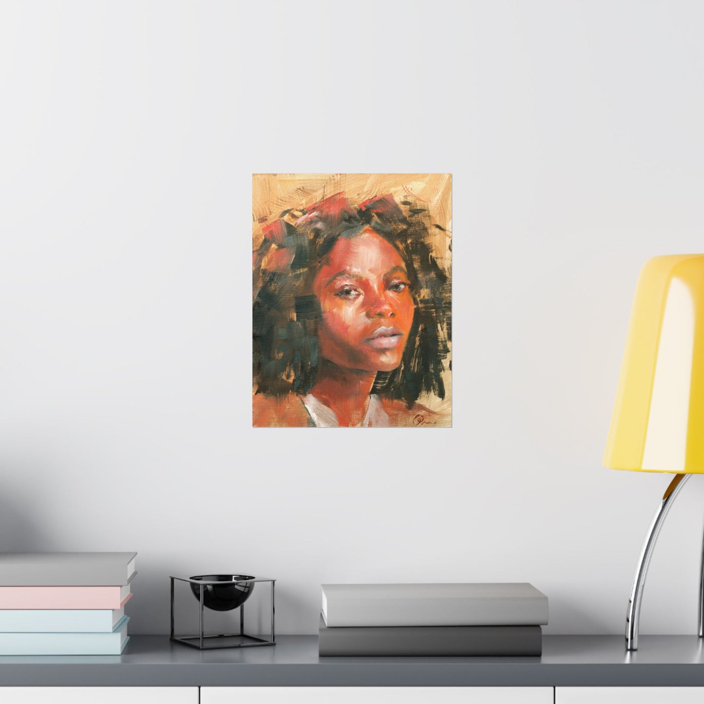 "Kaya" - Oil Portriait Print (Day 127)