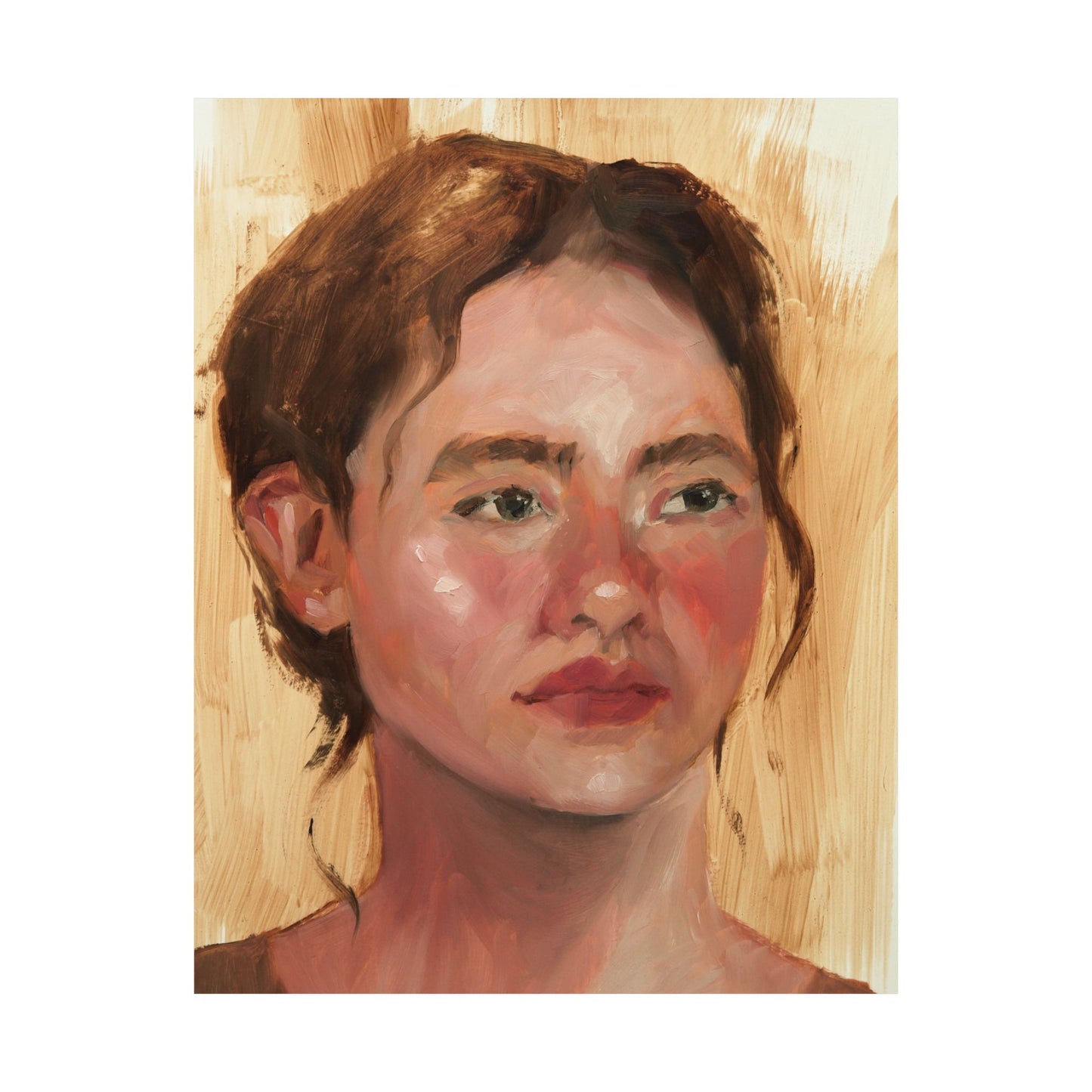 "Maria Chapdelaine" - Oil Portriait Print (Day 13)
