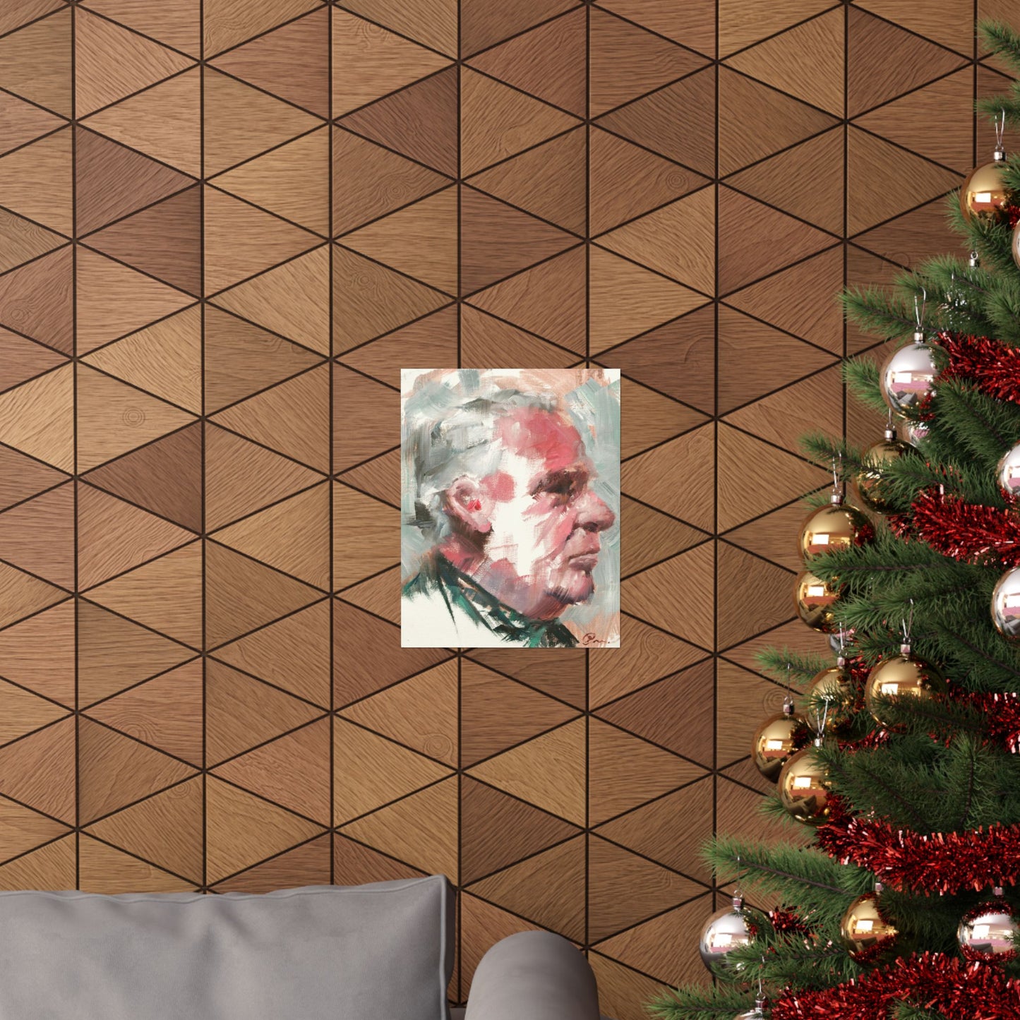 "Ulysses" - Oil Portriait Print (Day 118)