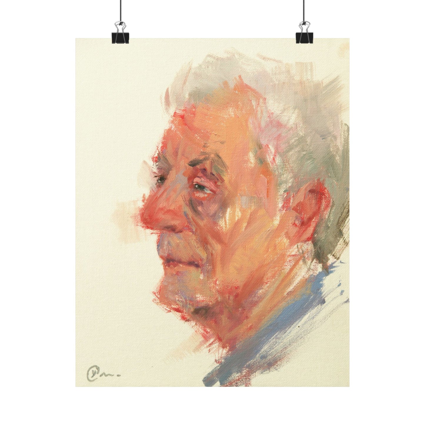 "Walter" - Oil Portriait Print (Day 278)