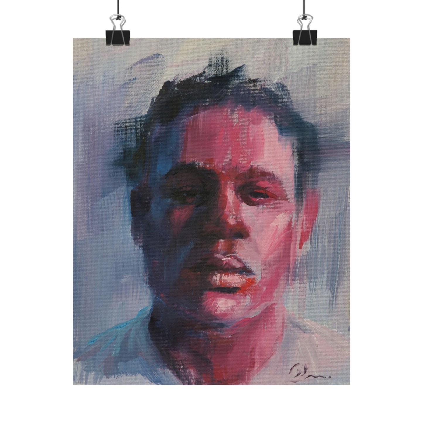 "Abel" - Oil Portriait Print (Day 221)