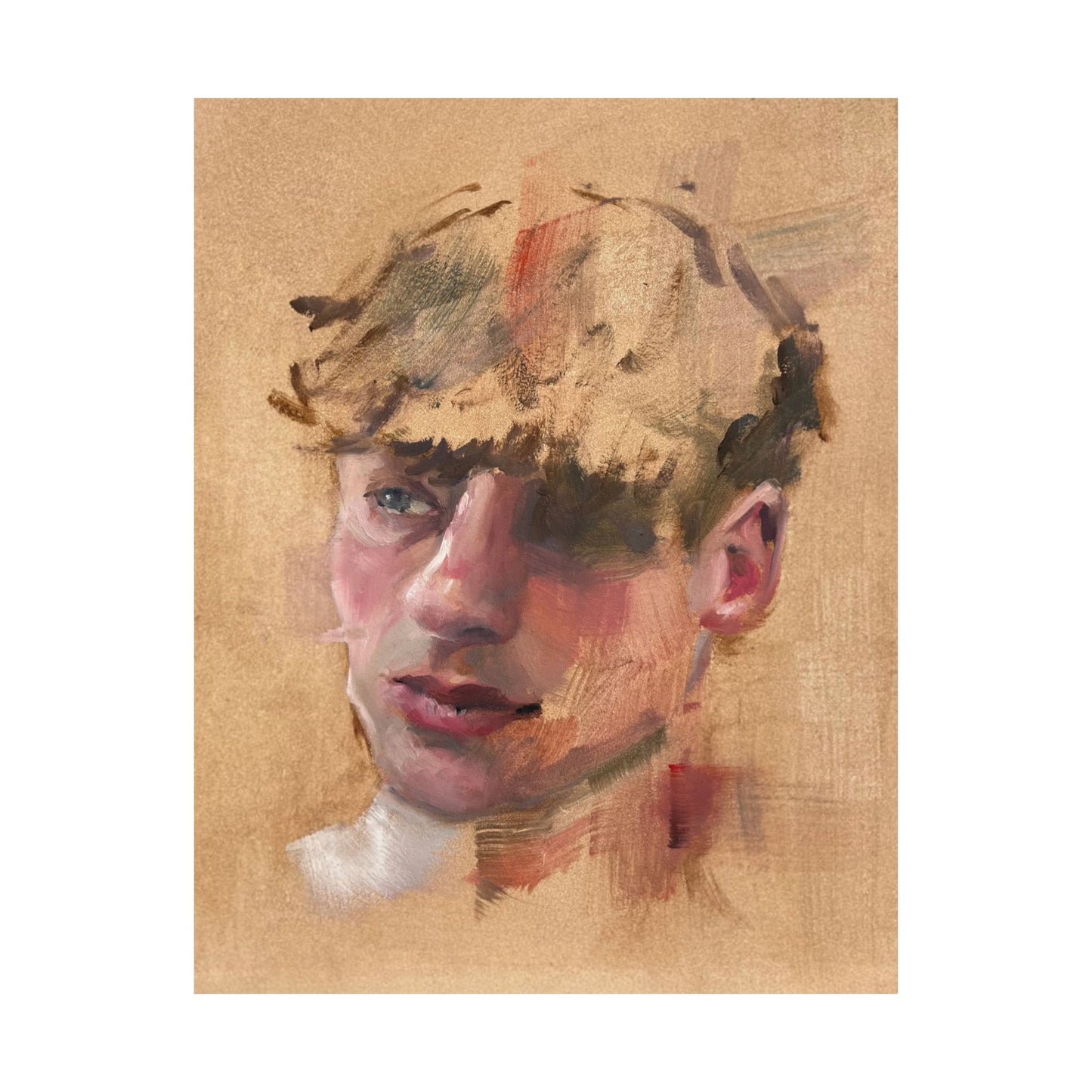 "Simeon" - Oil Portriait Print (Day 20)