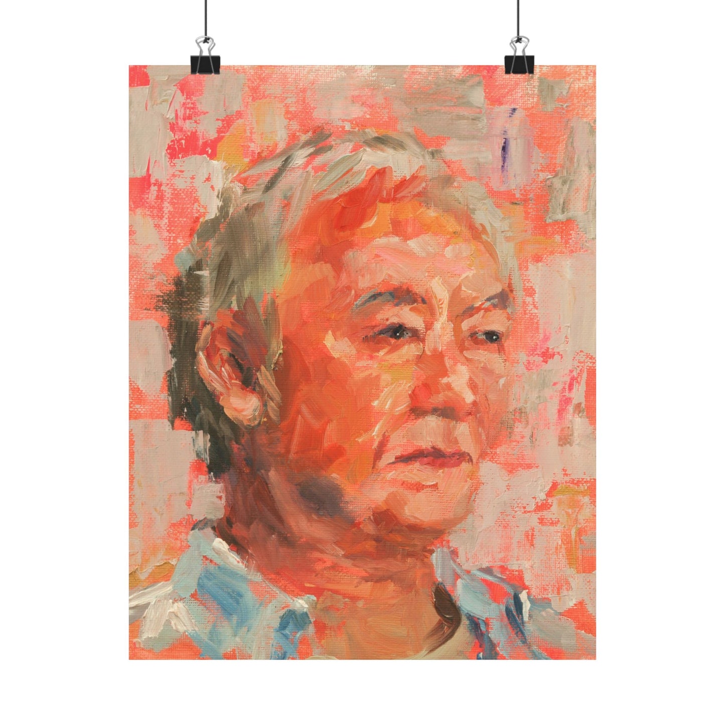 "Ron" - Oil Portriait Print (Day 212)