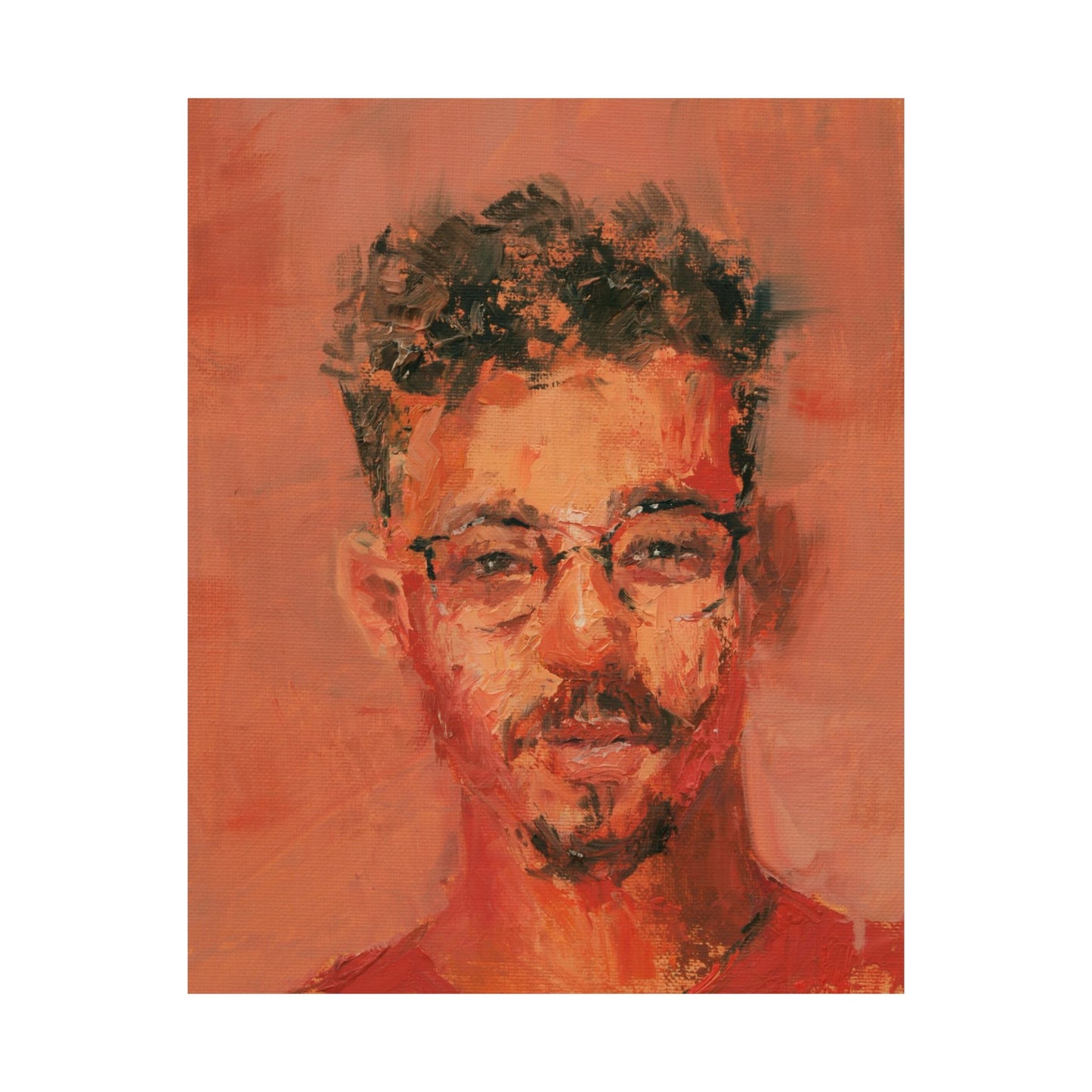 "Ector" - Oil Portriait Print (Day 200)