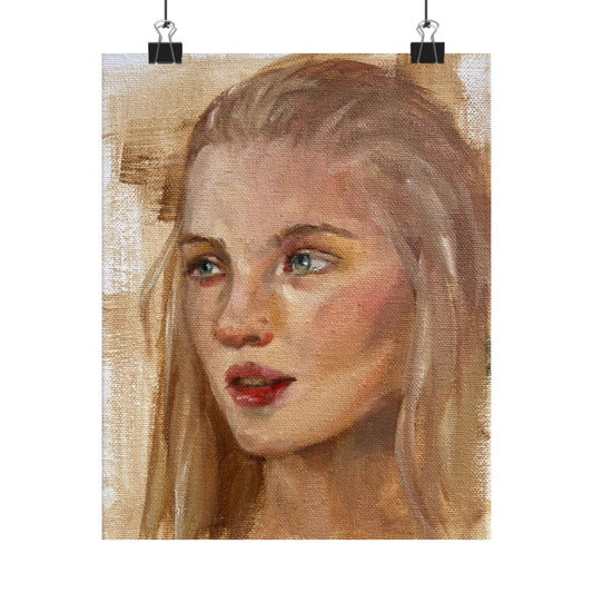 "Eleanor" - Oil Portriait Print (Day 2)