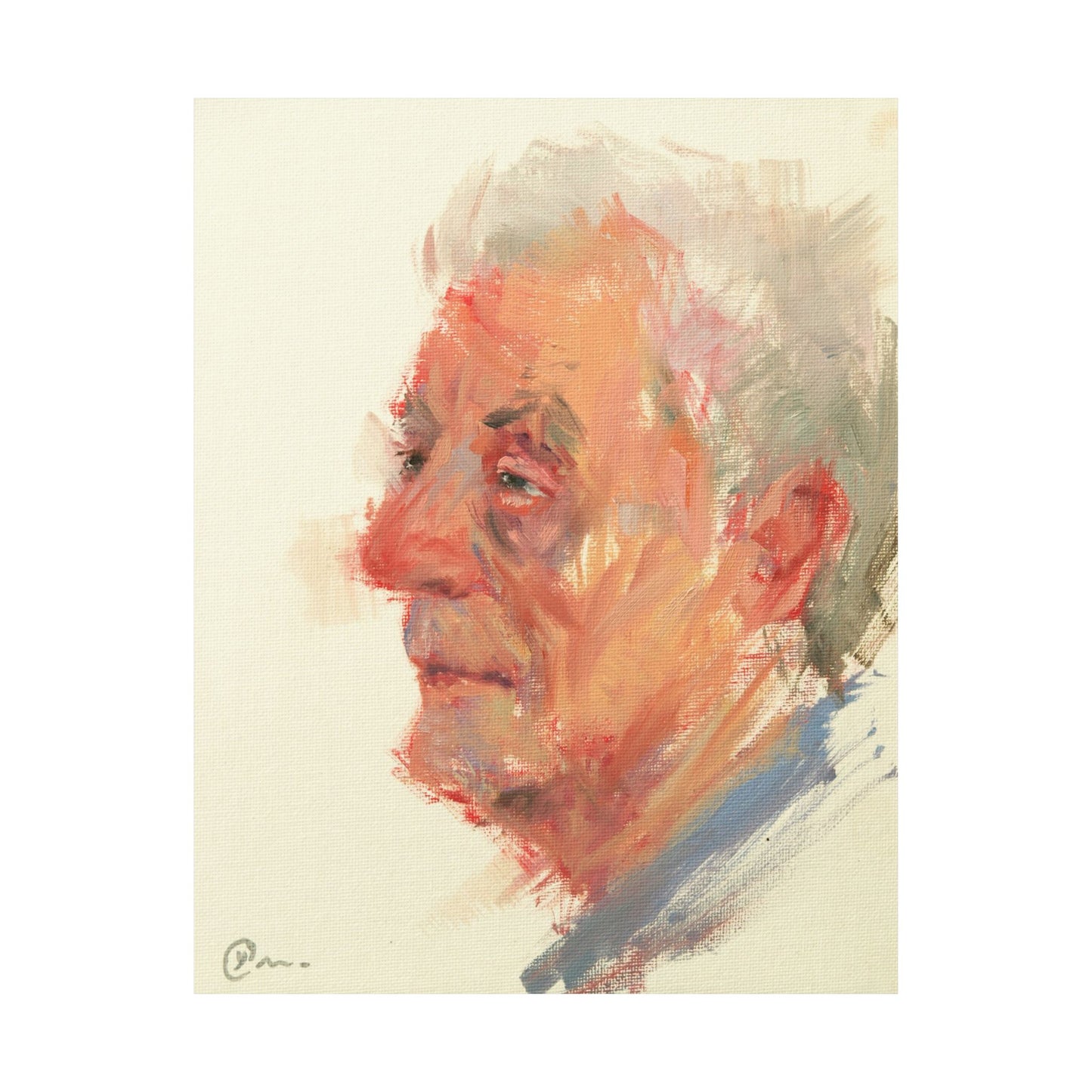 "Walter" - Oil Portriait Print (Day 278)