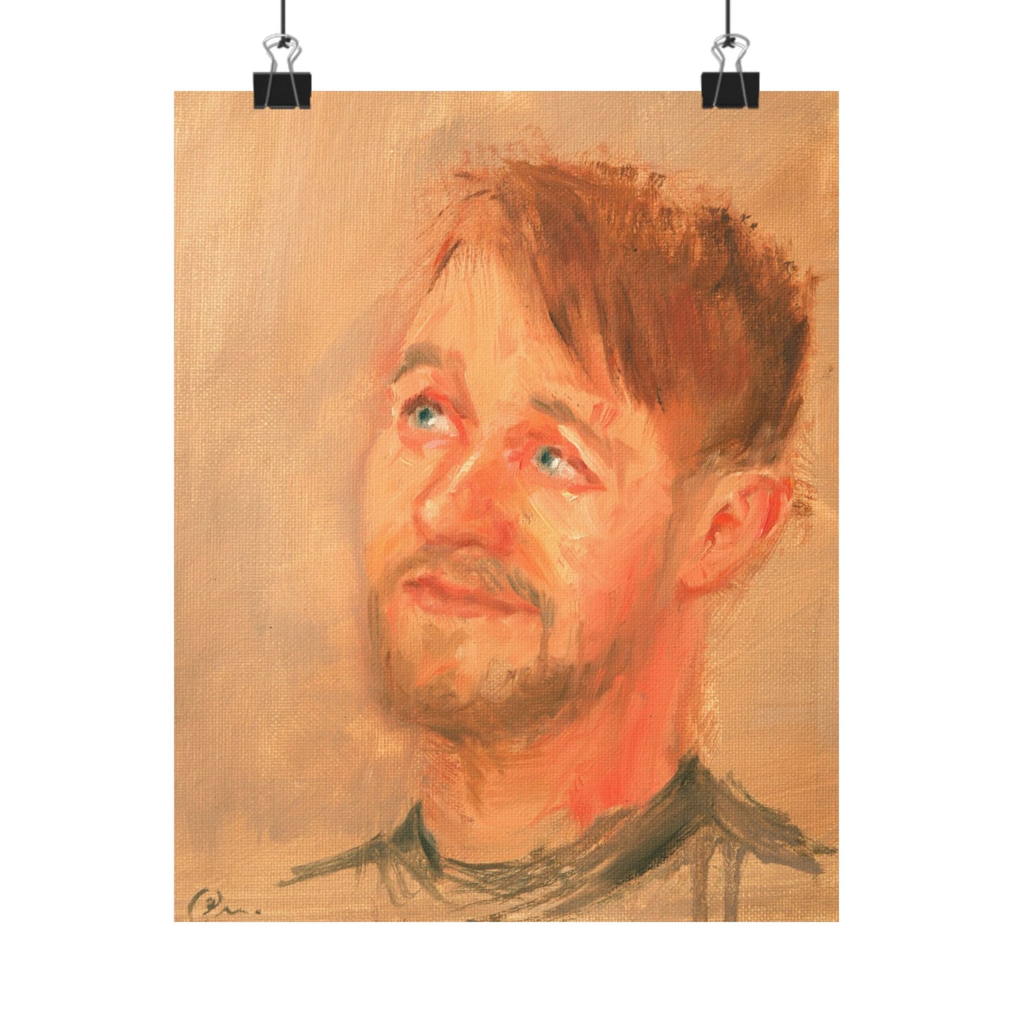 "Henrry" - Oil Portriait Print (Day 297)