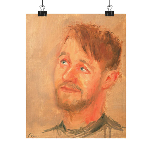 "Henrry" - Oil Portriait Print (Day 297)