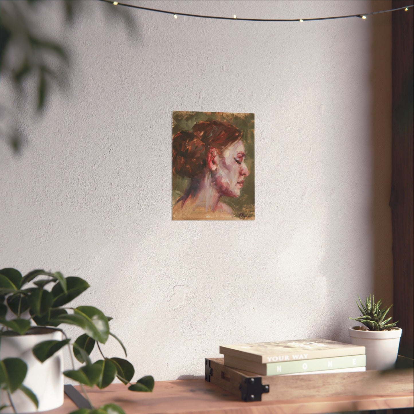 "Eloise" - Oil Portriait Print (Day 136)