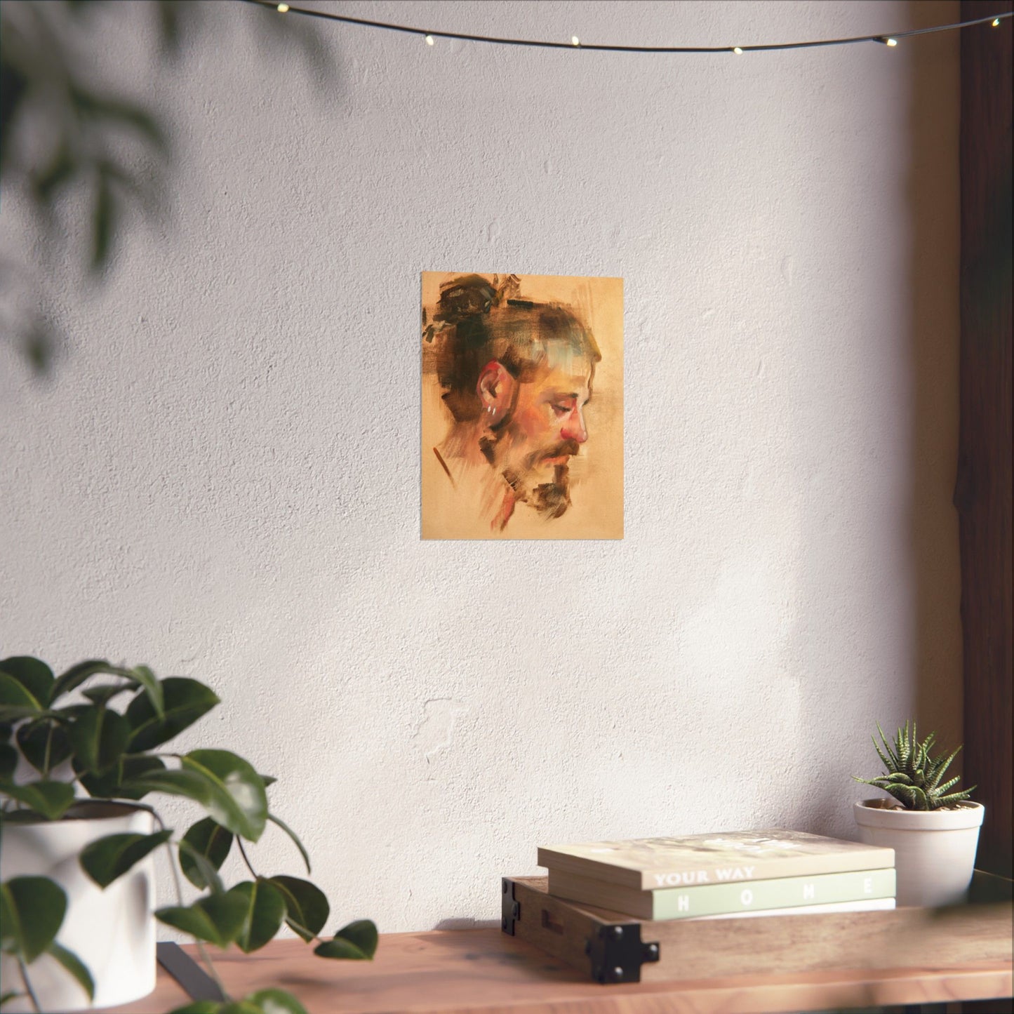 "Hugo" - Oil Portriait Print (Day 26)