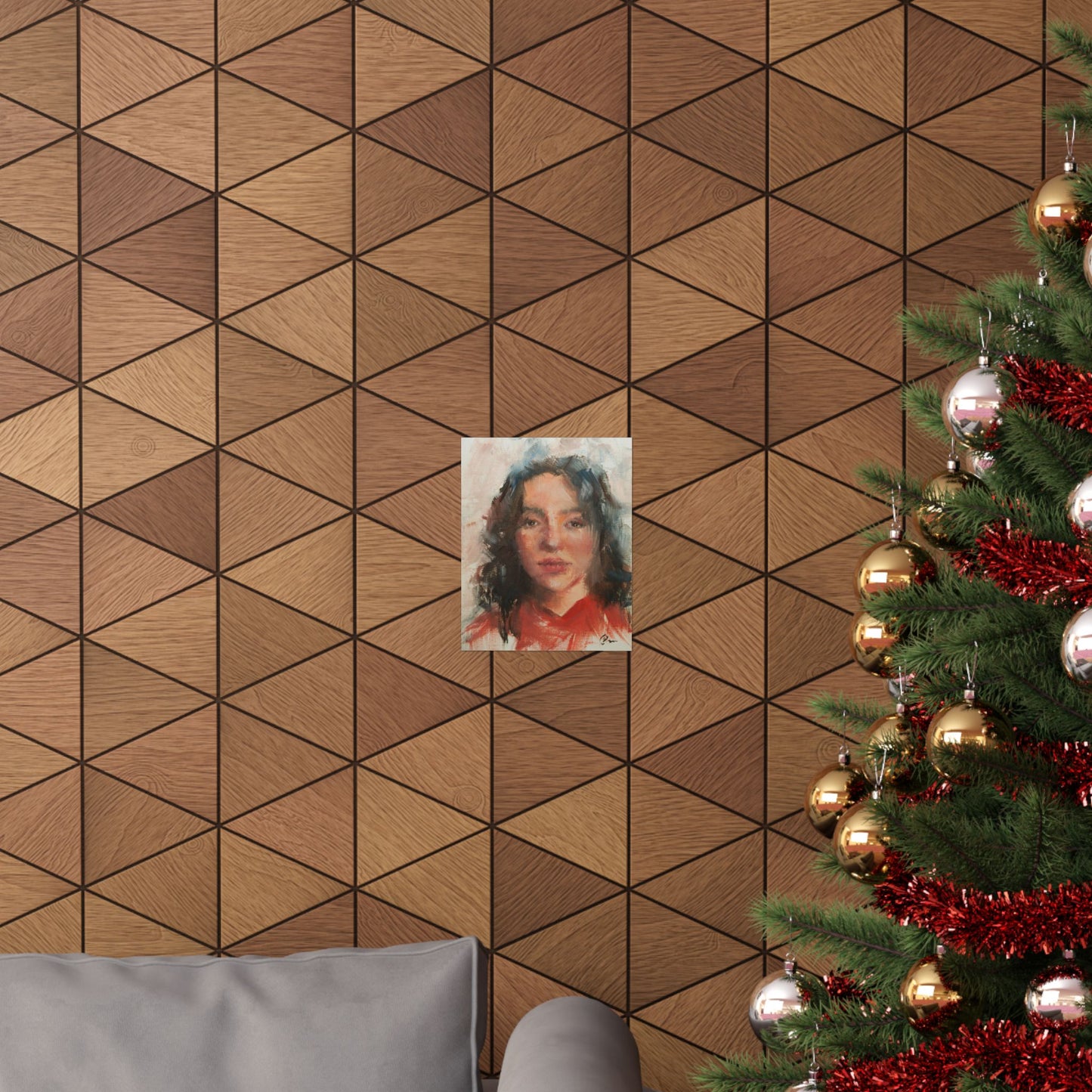 "Sara" - Oil Portriait Print (Day 148)