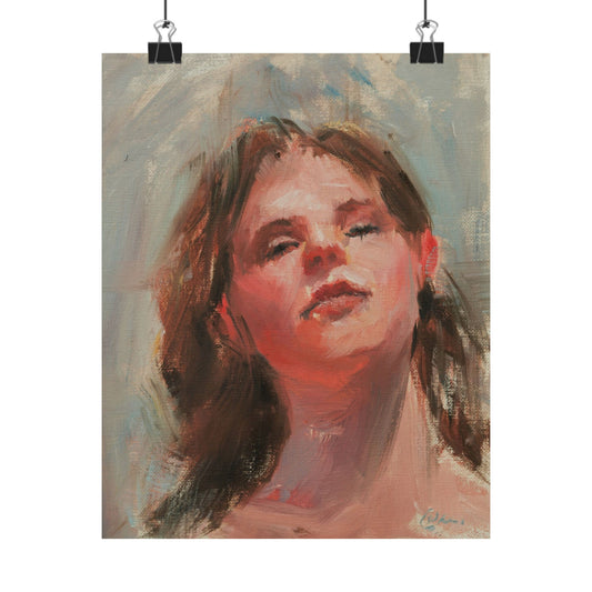"Estella" - Oil Portriait Print (Day 161)