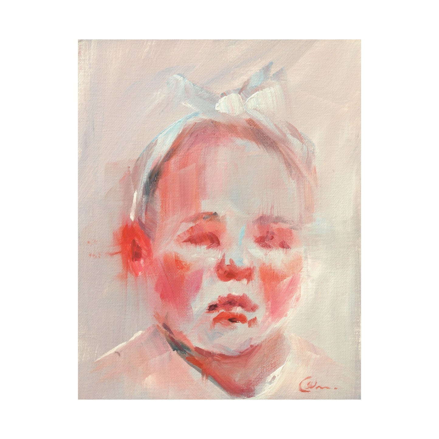 "Ariel" - Oil Portriait Print (Day 222)