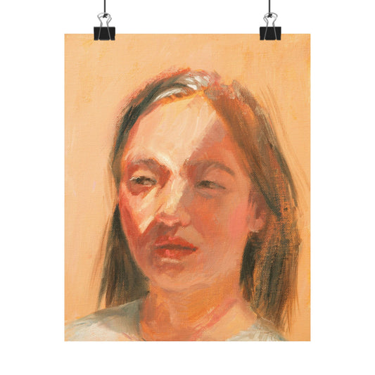 "Vivi" - Oil Portriait Print (Day 227)