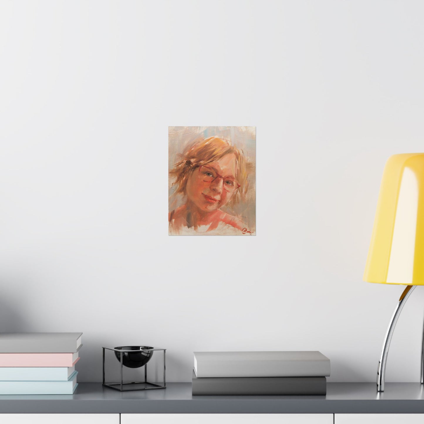 "Ameil" - Oil Portriait Print (Day 132)