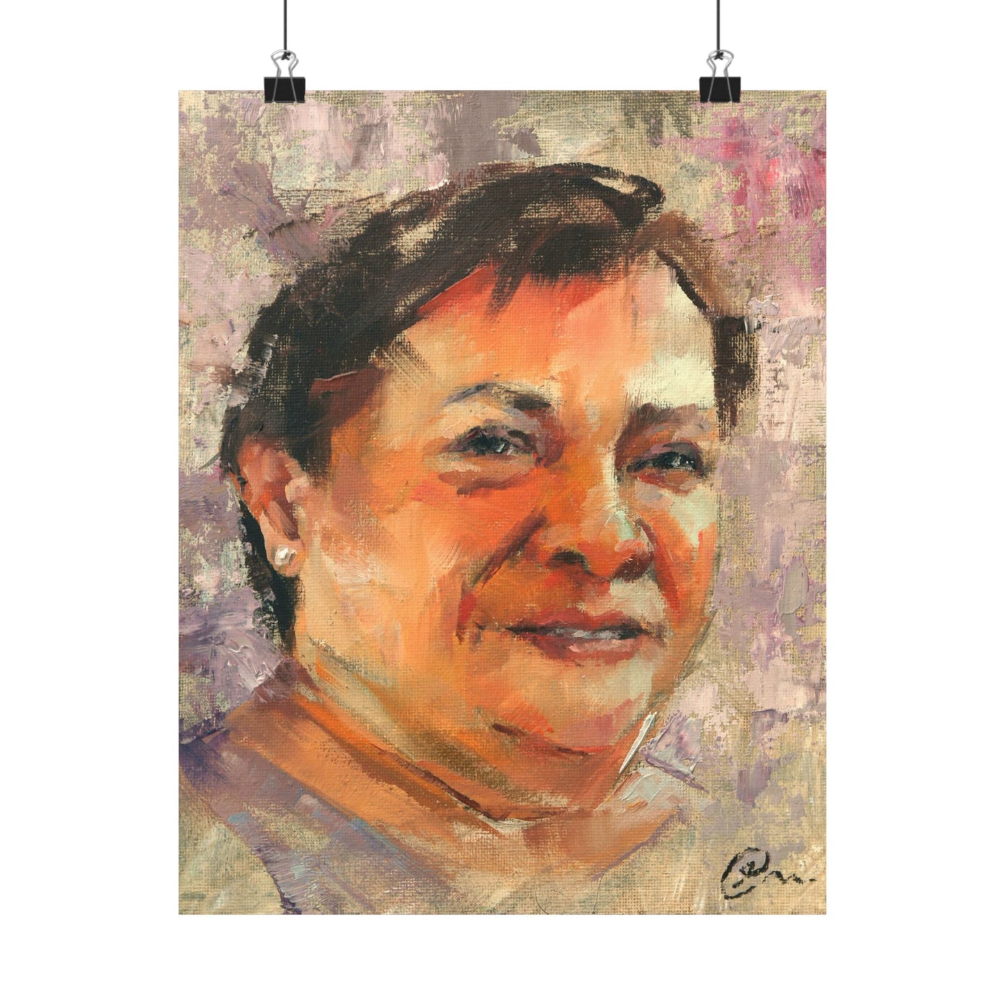 "Honoria" - Oil Portriait Print (Day 71)