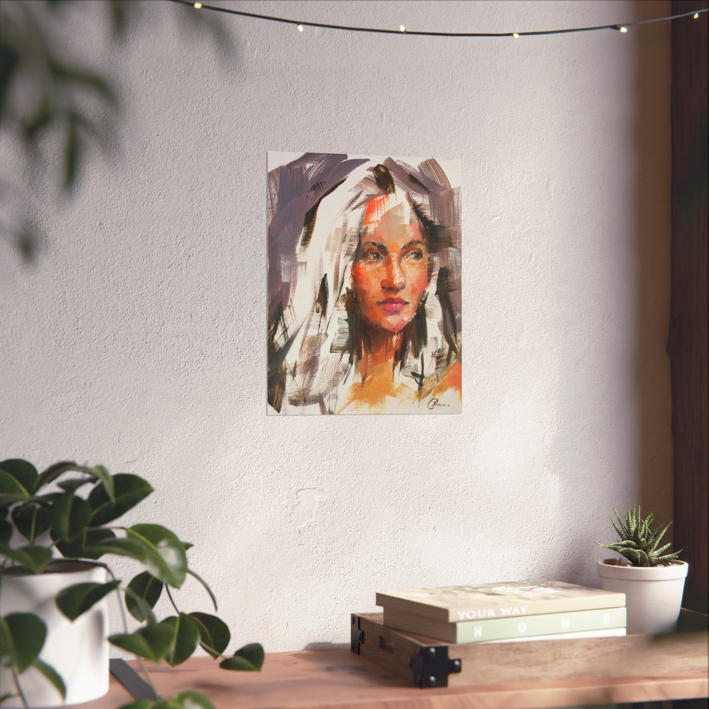 "Victoria" - Oil Portriait Print (Day 105)