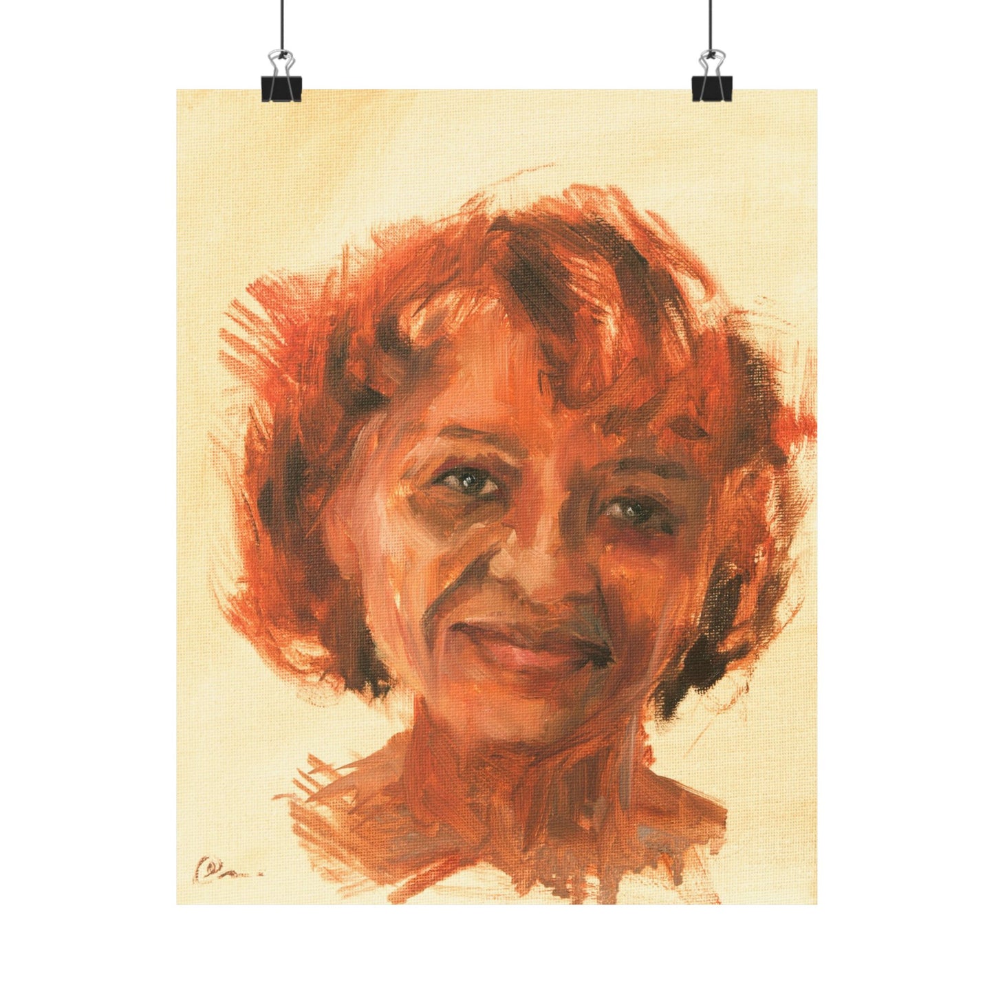 "Kimberly" - Oil Portriait Print (Day 286)